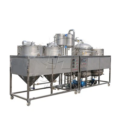 Máquina de refino de óleo de girassol